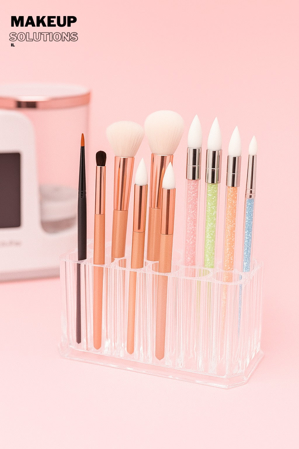 Crystal Brush Organizer